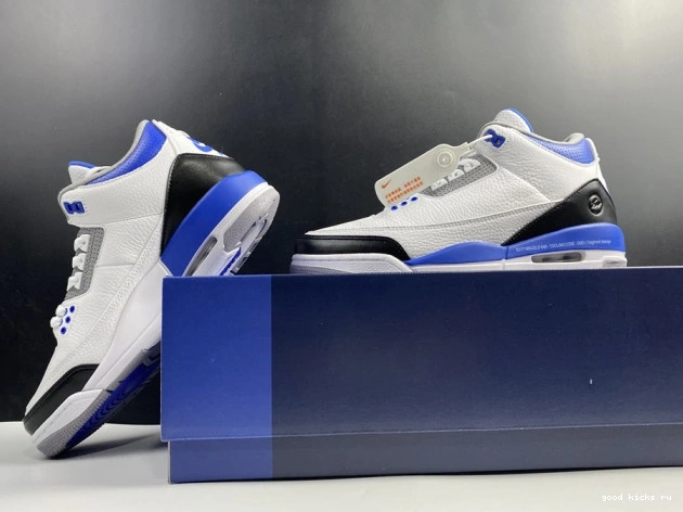 Blue Retro 3 Air White Jordan CT8532-040 0811